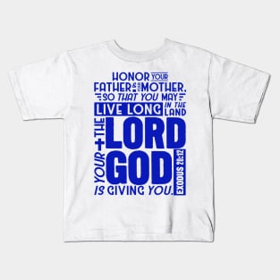 Exodus 20:12 Kids T-Shirt